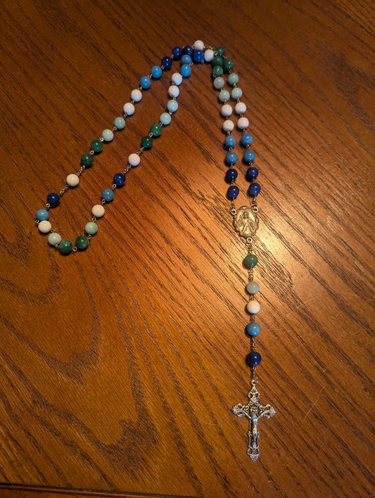 Silver MLM Pride Rosary